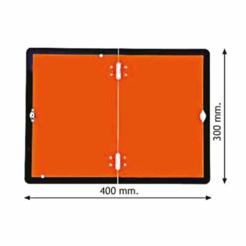 PLACA ADR REBATÍVEL HORIZONTAL