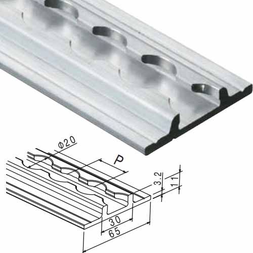 CALHA FLANGEADA POLEGADAS 3.000 MM